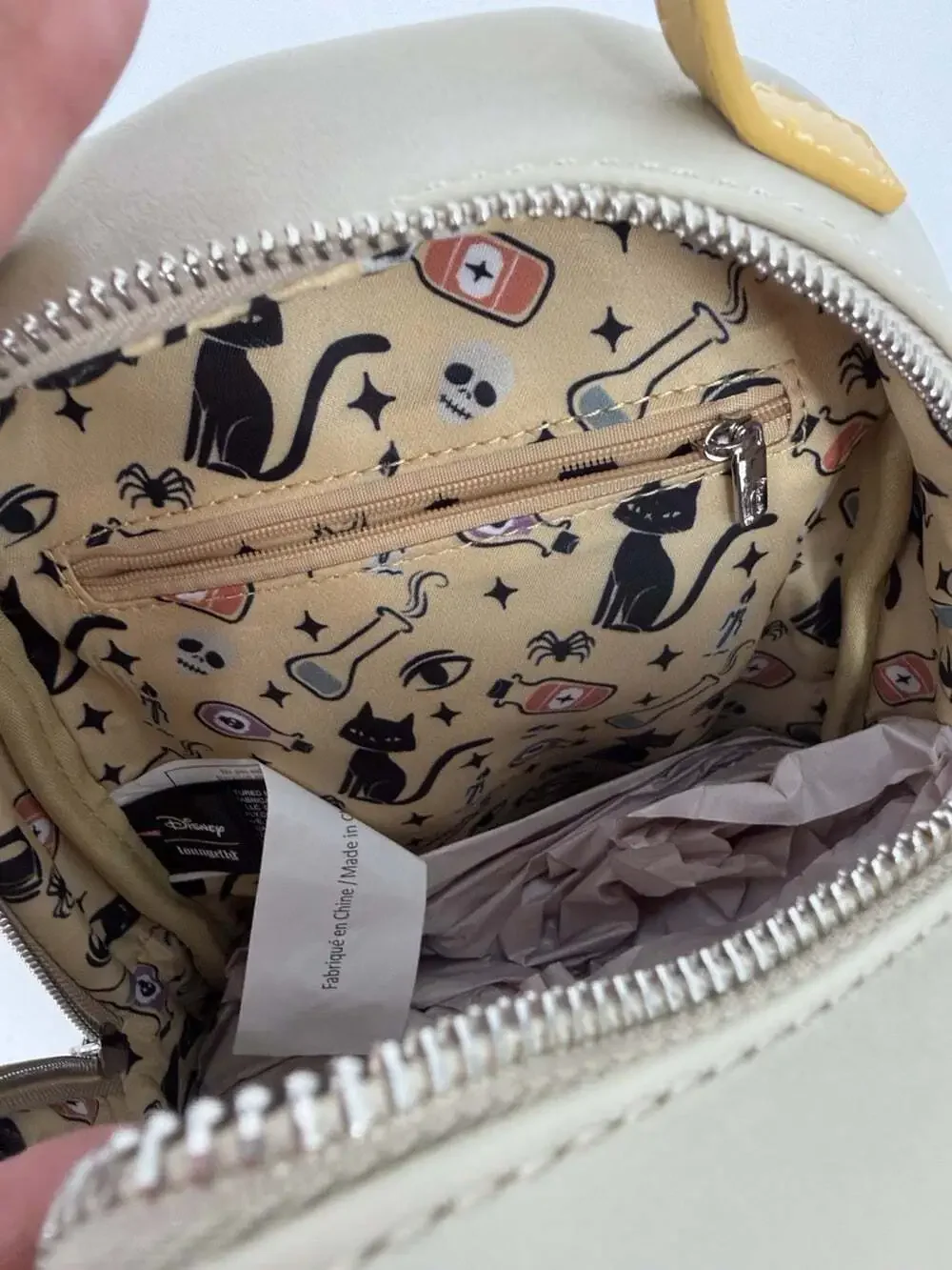 Loungefly Backpack, Disney Hocus Pocus Beige NEW